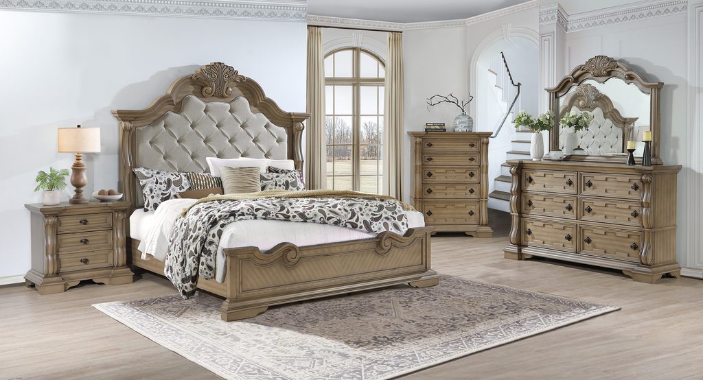 4pc or 5pc Bedroom Set - Queen, King