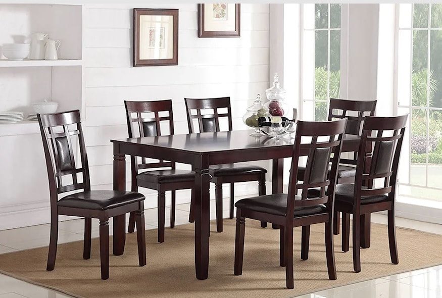 Dining Table + 6 Chair Set