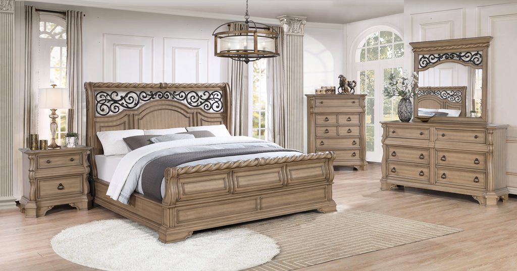 4pc or 5pc Bedroom Set - Queen, King