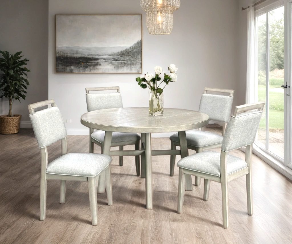 D2400 Dining Table + 4 Chair Set